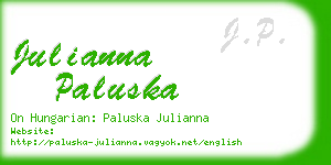 julianna paluska business card